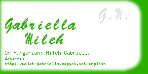 gabriella mileh business card